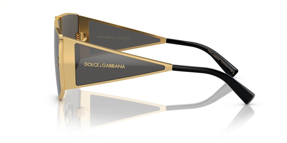 Dolce & Gabbana DG2305 (02/87) | Unisex Altın Güneş Gözlüğü